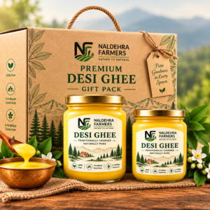 Ghee gift pack - pure hand-churned cow ghee jars